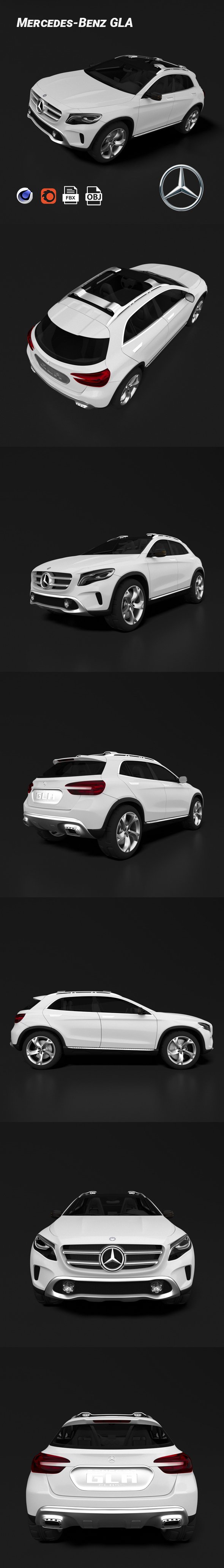 Mercedes-Benz GLA - 3DOcean Item for Sale