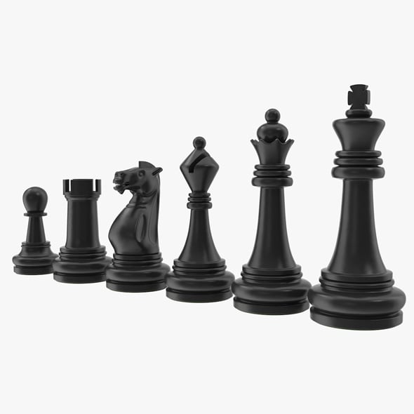 Chess Pieces - 3DOcean Item for Sale