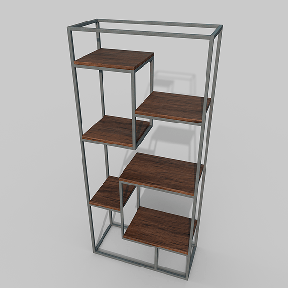 Bookshelf concept - 3DOcean Item for Sale