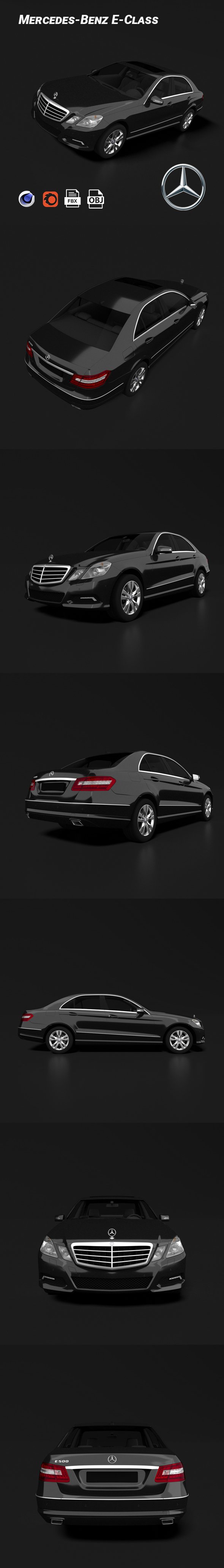 Mercedes-Benz E-Class Mercedes-Benz E 500 - 3DOcean Item for Sale