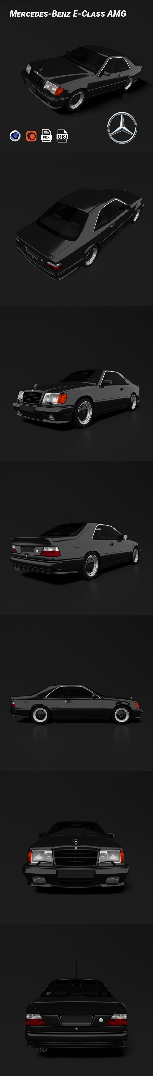 Mercedes-Benz E-Class AMG coupe - 3DOcean Item for Sale