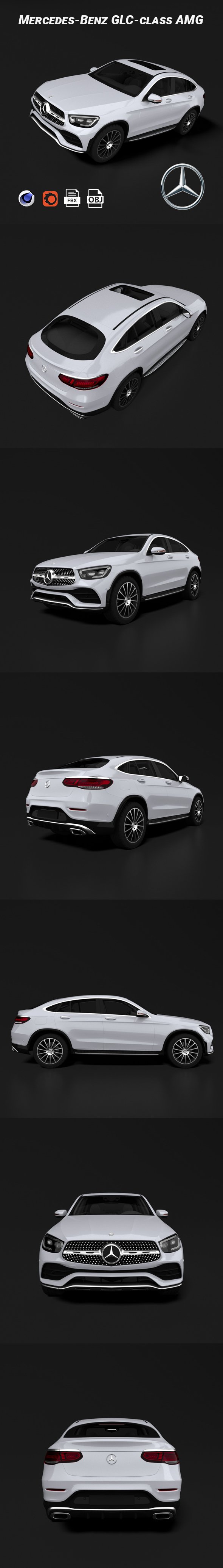 Mercedes-Benz GLC - 3DOcean Item for Sale