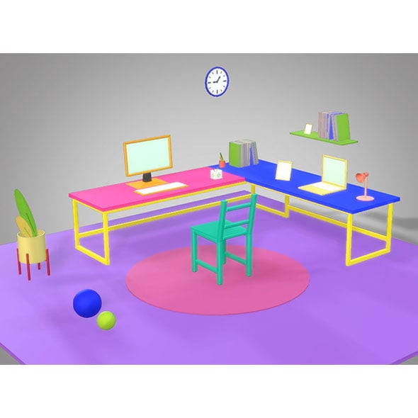 Carton Room Asset - 3DOcean Item for Sale