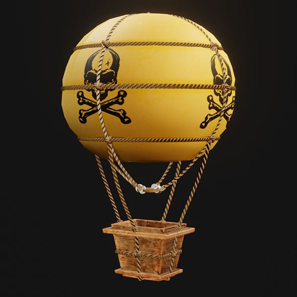 Hot Air Balloon - 3DOcean Item for Sale