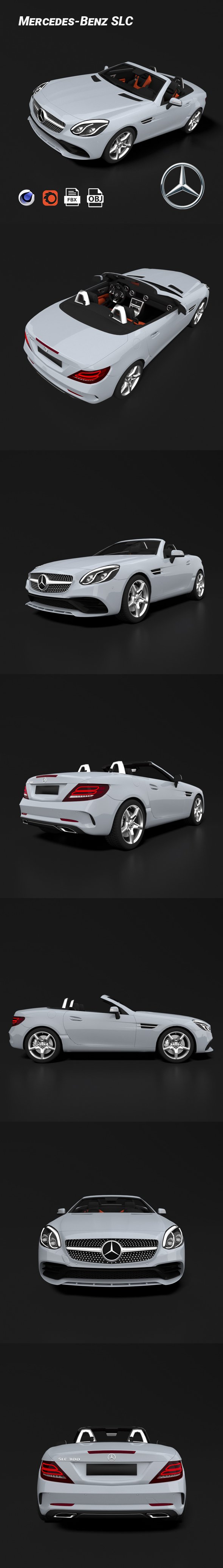 Mercedes-Benz SLC - 3DOcean Item for Sale