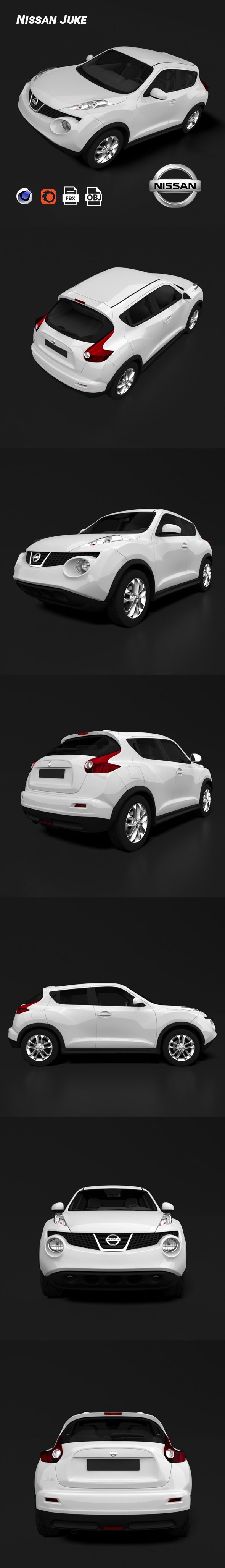 Nissan Juke - 3DOcean Item for Sale