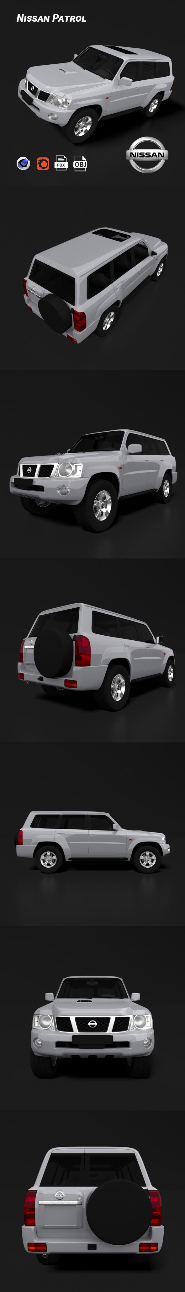 Nissan Patrol - 3DOcean Item for Sale