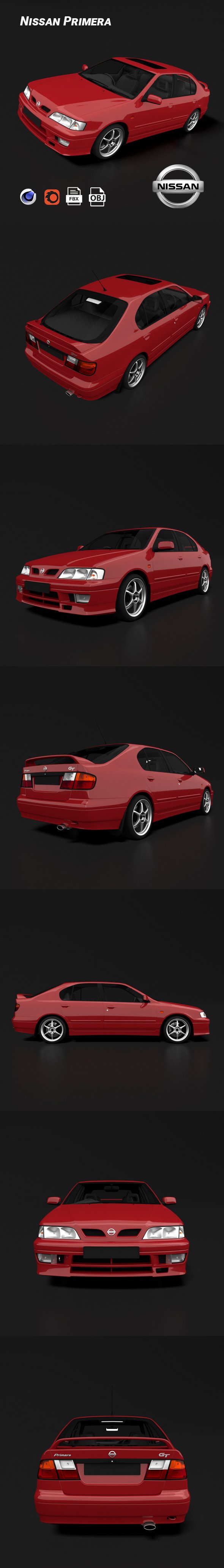 Nissan Primera - 3DOcean Item for Sale