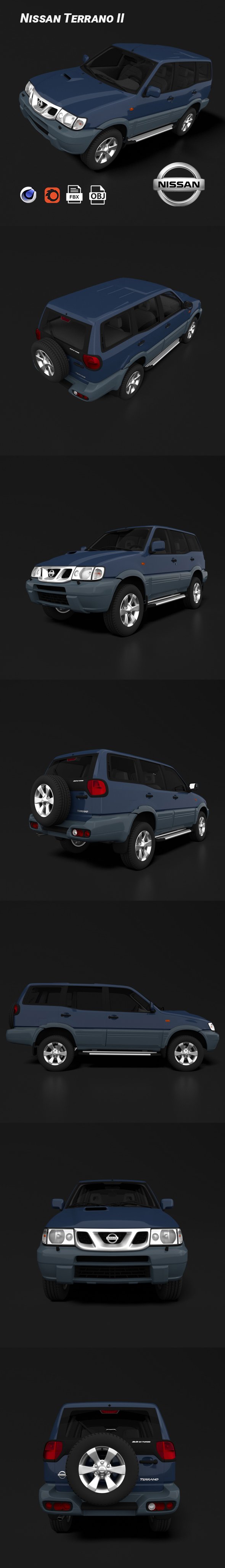 Nissan Terrano II - 3DOcean Item for Sale