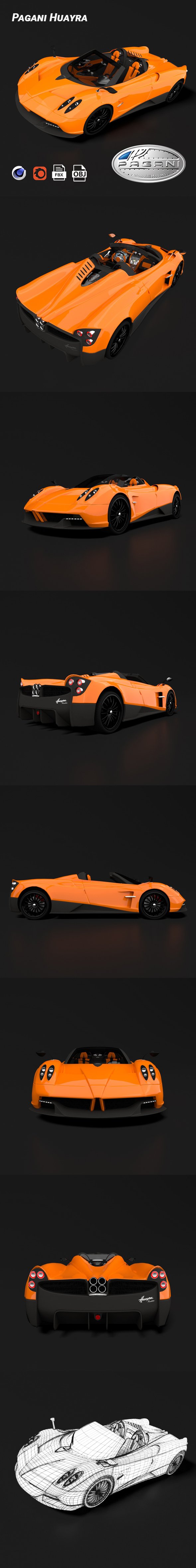 Pagani Huayra - 3DOcean Item for Sale