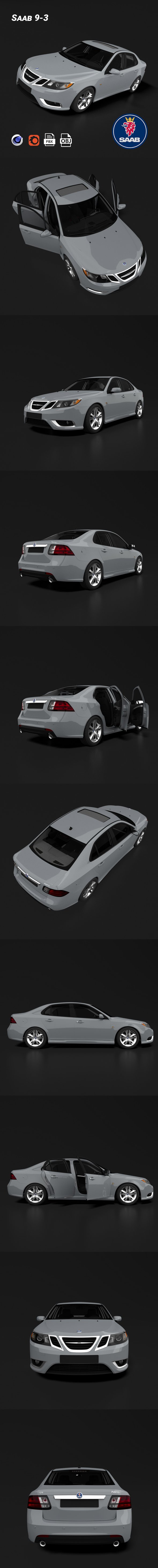 Saab 9-3 - 3DOcean Item for Sale