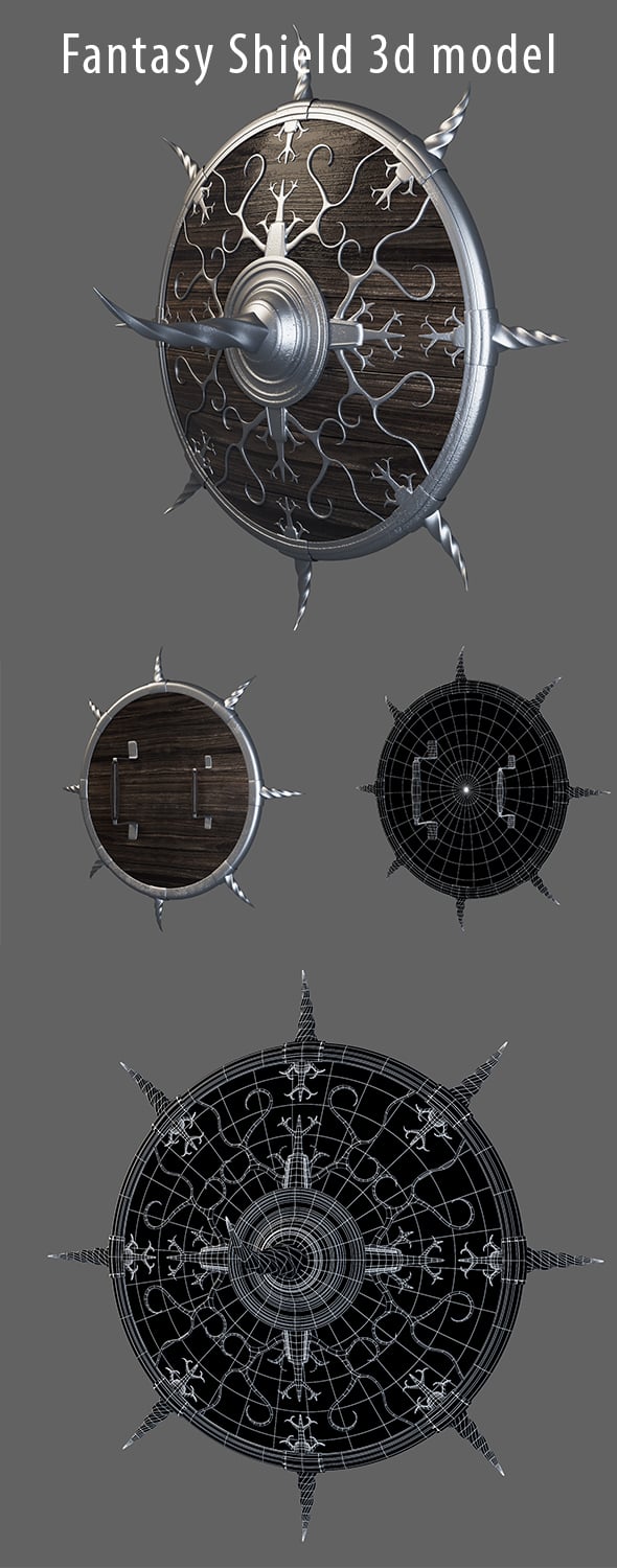 Fantasy Shield - 3DOcean Item for Sale