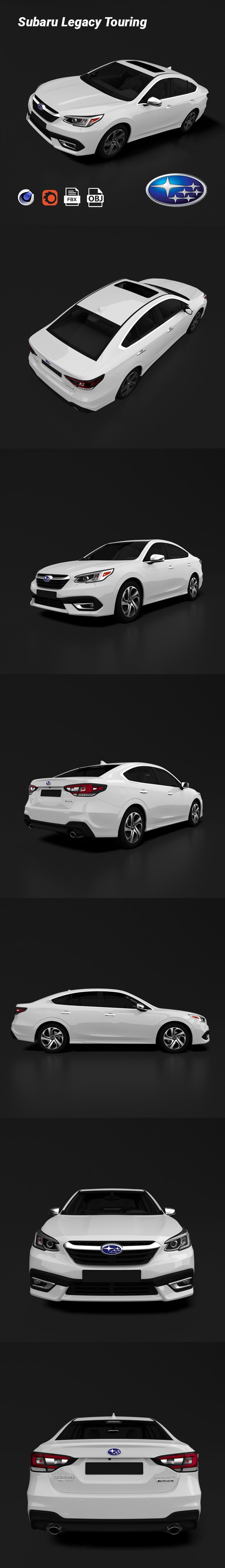 Subaru Legacy Touring - 3DOcean Item for Sale