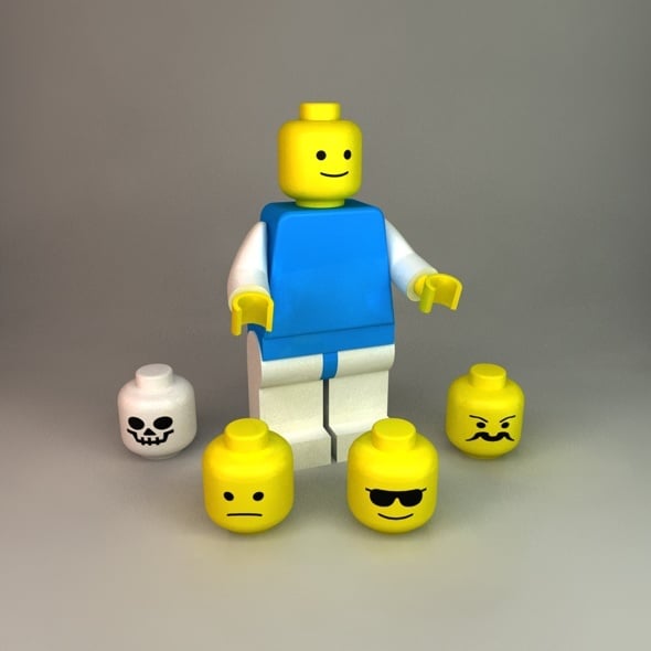 Lego Man - 3DOcean Item for Sale