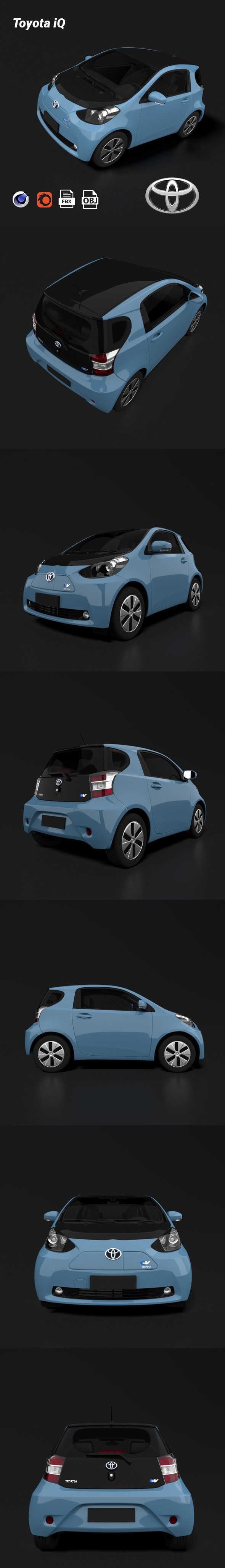 Toyota iQ - 3DOcean Item for Sale
