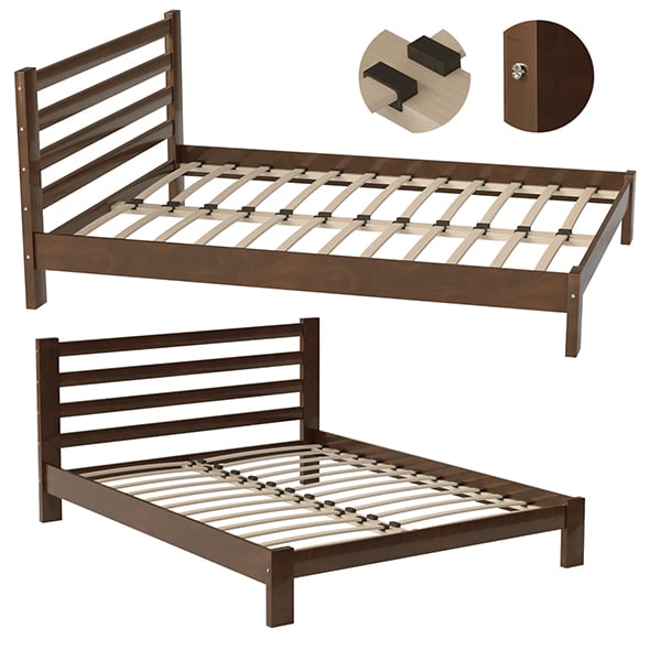 Simple Japanese-Style Bed 3D Model - 3DOcean Item for Sale