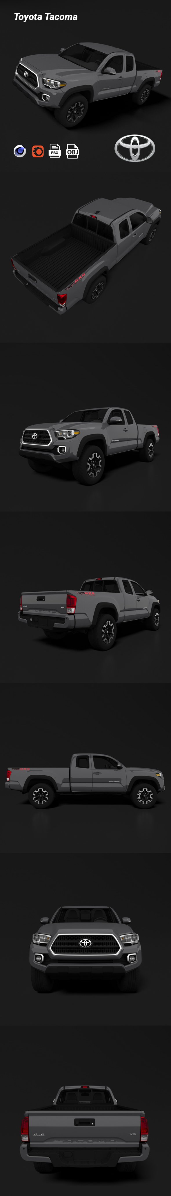Toyota Tacoma 4WD TRD Off-Road - 3DOcean Item for Sale