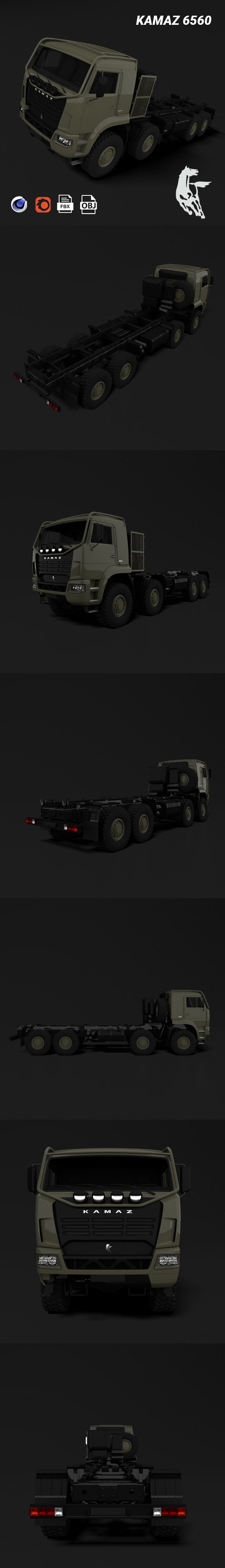 KAMAZ 6560 - 3DOcean Item for Sale