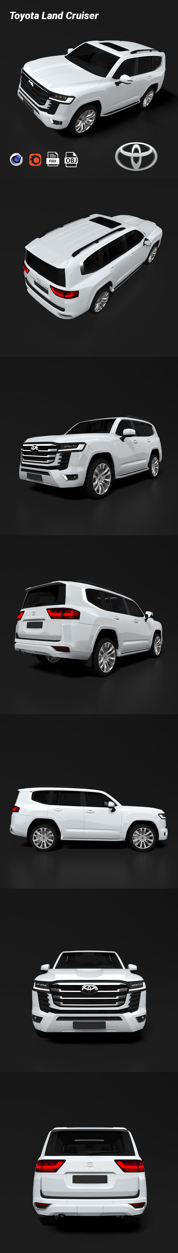 Toyota Land Cruiser - 3DOcean Item for Sale