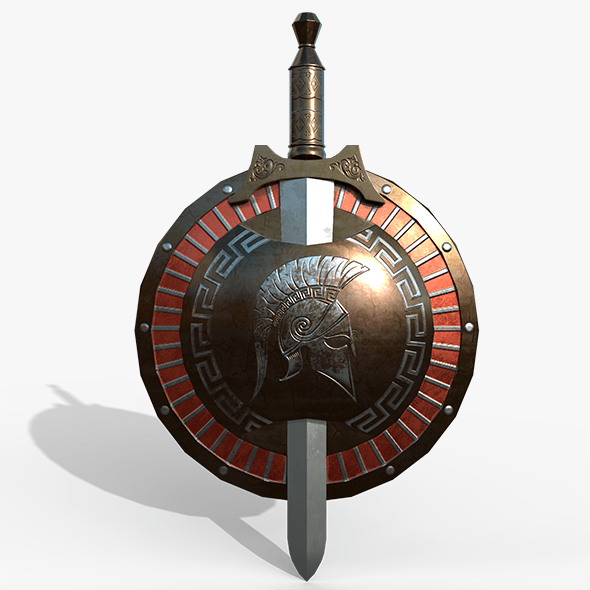 Spartan medallion - 3DOcean Item for Sale