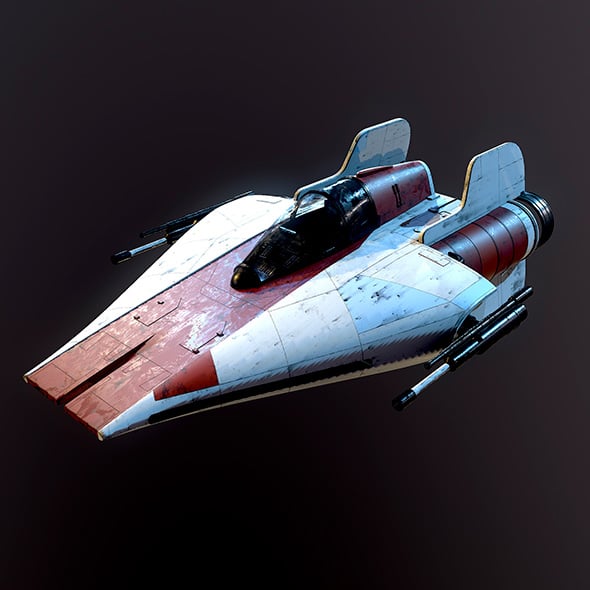 A-Wing Satr Wars - 3DOcean Item for Sale