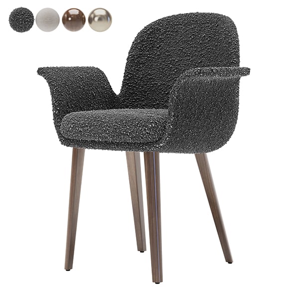 Turri SOUL Dining Chair - 3DOcean Item for Sale