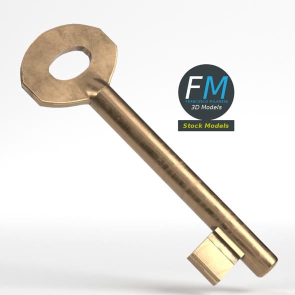 Old key - 3DOcean Item for Sale