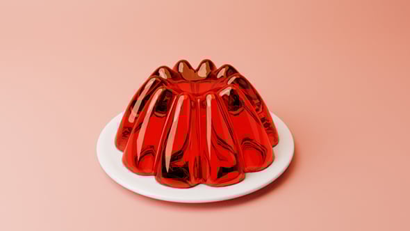 3d jelly model visualization - 3DOcean Item for Sale