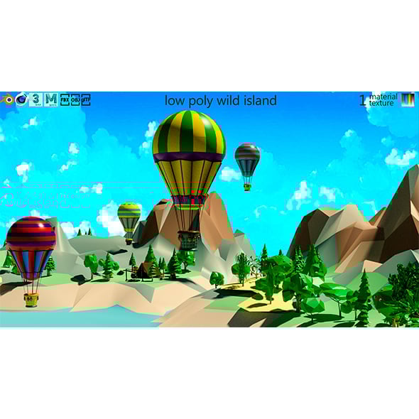 Wild Island - 3DOcean Item for Sale