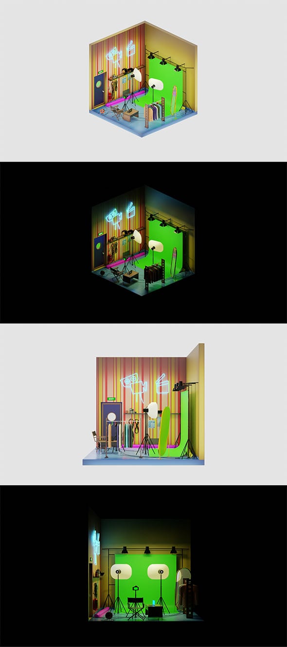 Small Studio - 3DOcean Item for Sale