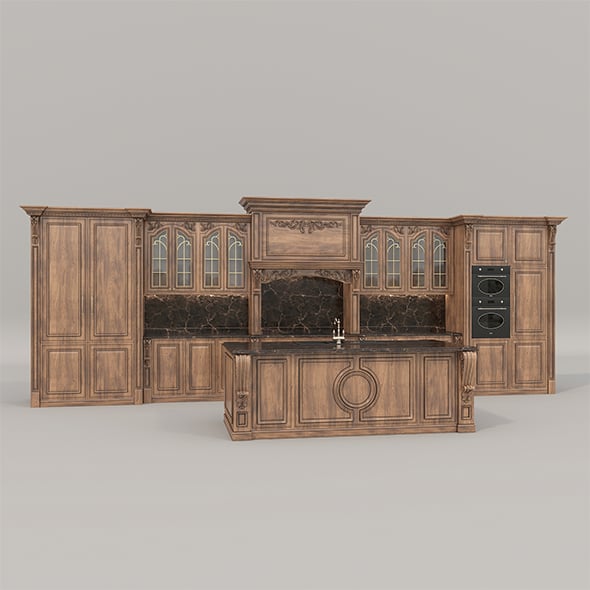 Classic Kitchen 6 - 3DOcean Item for Sale