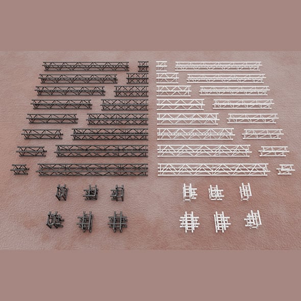 Stage Constructions Elements Truss - 3DOcean Item for Sale