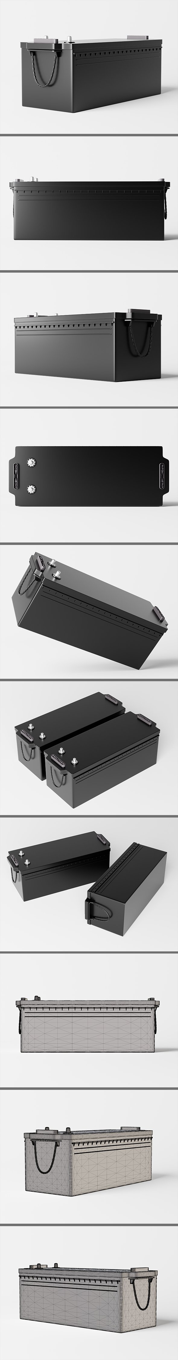 Car Battery or Lead Acid Battery - 3DOcean Item for Sale