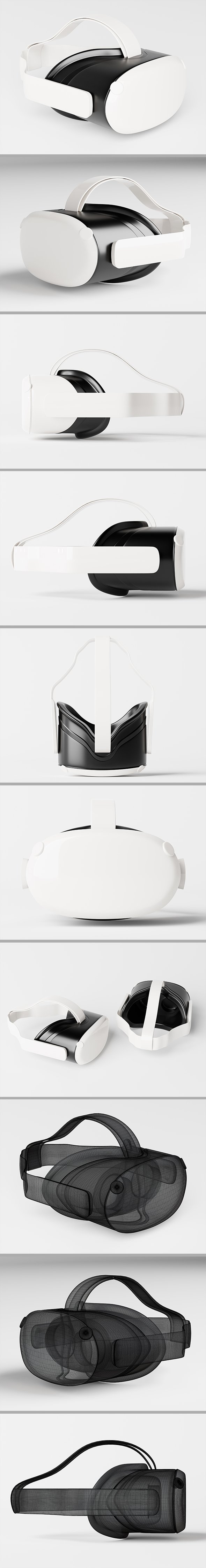 VR Headset Virtual Reality glasses - 3DOcean Item for Sale