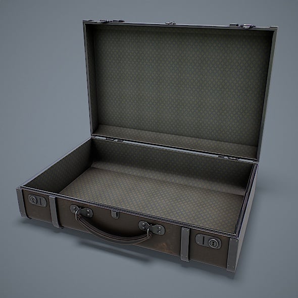 Suitcase 3d model - 3DOcean Item for Sale