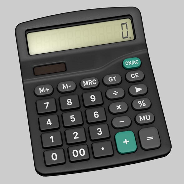 Calculator 2 - 3DOcean Item for Sale