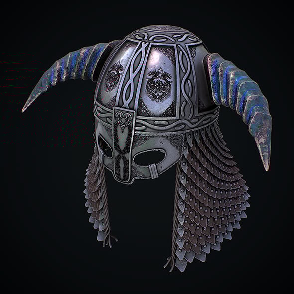 Medieval Helmet 3D Model - 3DOcean Item for Sale