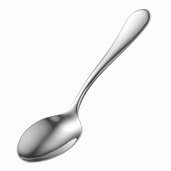 Teaspoon Generic Cutlery - 3DOcean Item for Sale