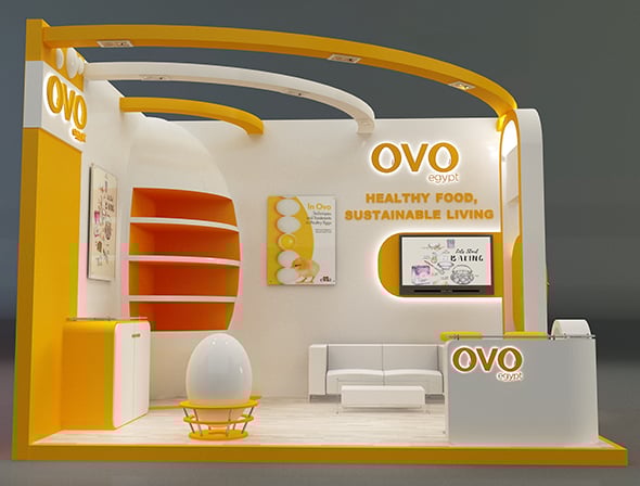 Booth Exhibition Stand a654b - 3DOcean Item for Sale