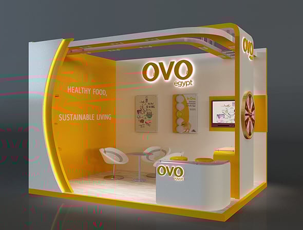 Booth Exhibition Stand a654c - 3DOcean Item for Sale