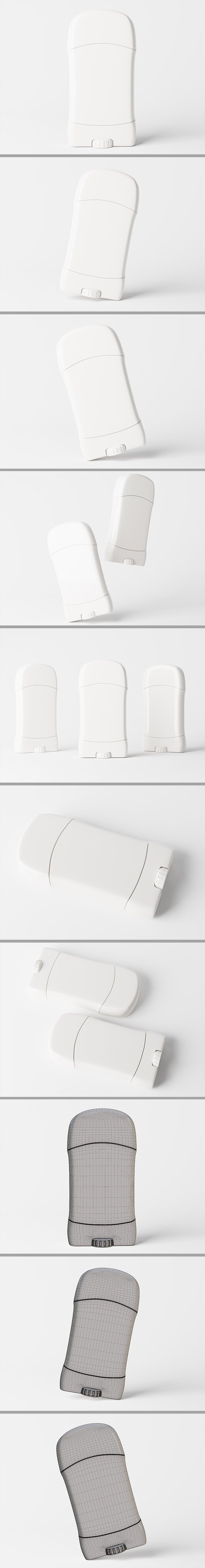 Cosmetic packaging bottle 3D model - 3DOcean Item for Sale