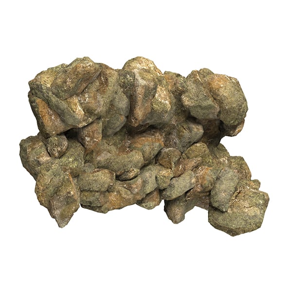 Realistic Natural Rock Cliff 02 - 3DOcean Item for Sale