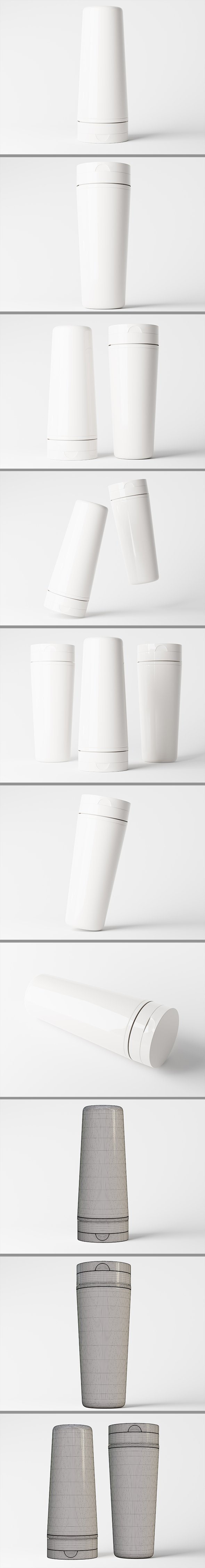 Cosmetic Bottle Packaging - 3DOcean Item for Sale