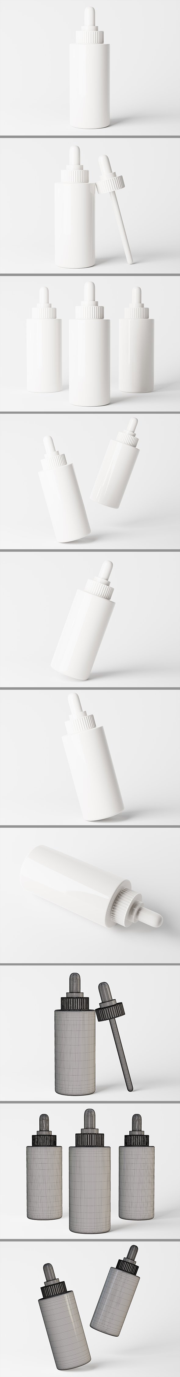 Cosmetic Dropper Bottle - 3DOcean Item for Sale