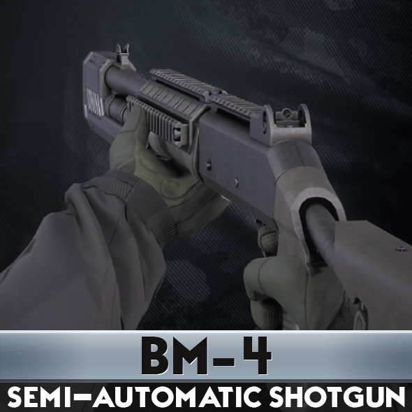 BM4 Shootgun - 3DOcean Item for Sale