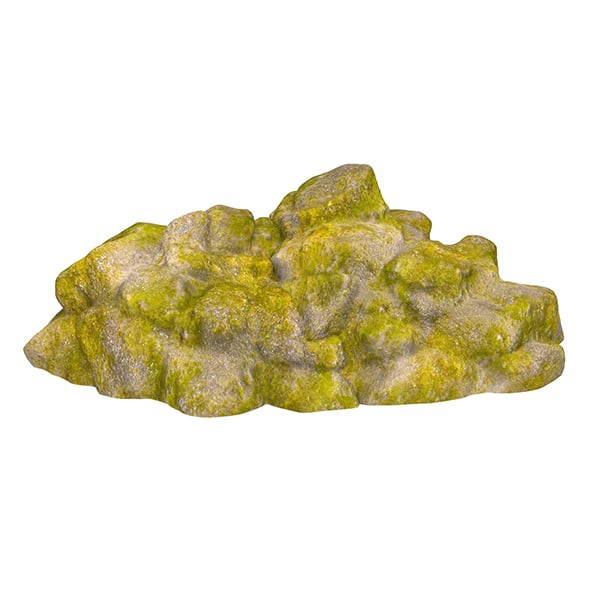 Moss Stone Rock 11 - 3DOcean Item for Sale