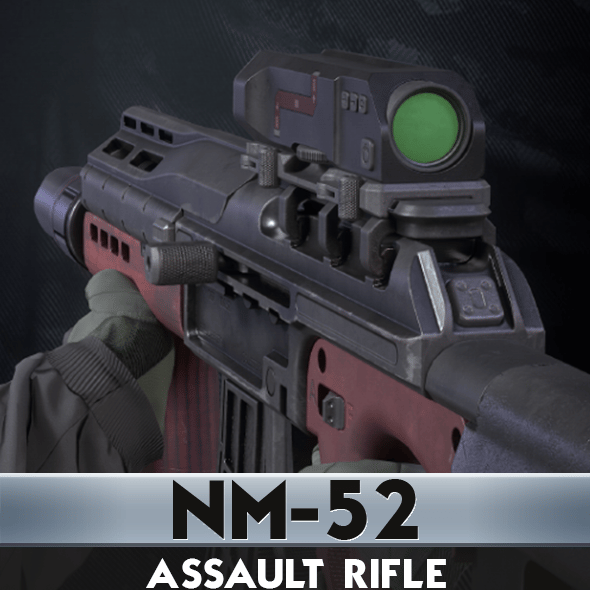 NM-52 Assault rifle - 3DOcean Item for Sale