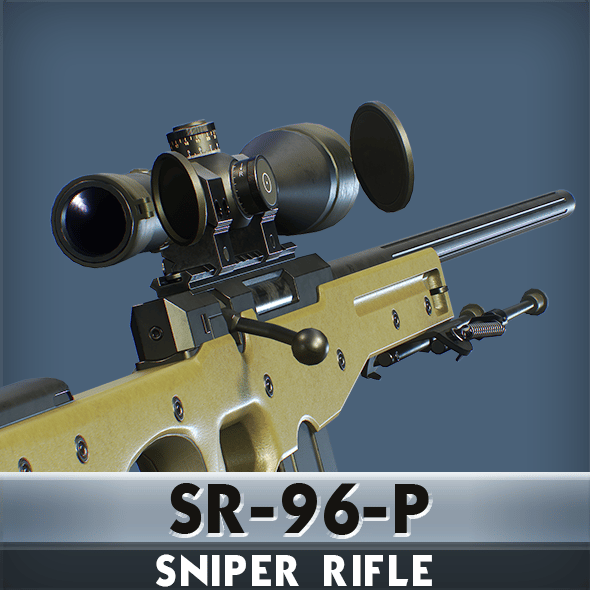 SR-96P Sniper Rifle - 3DOcean Item for Sale