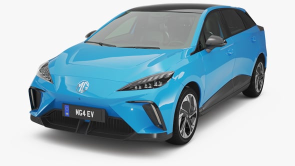 2024 MG 4 EV With Interior - 3DOcean Item for Sale