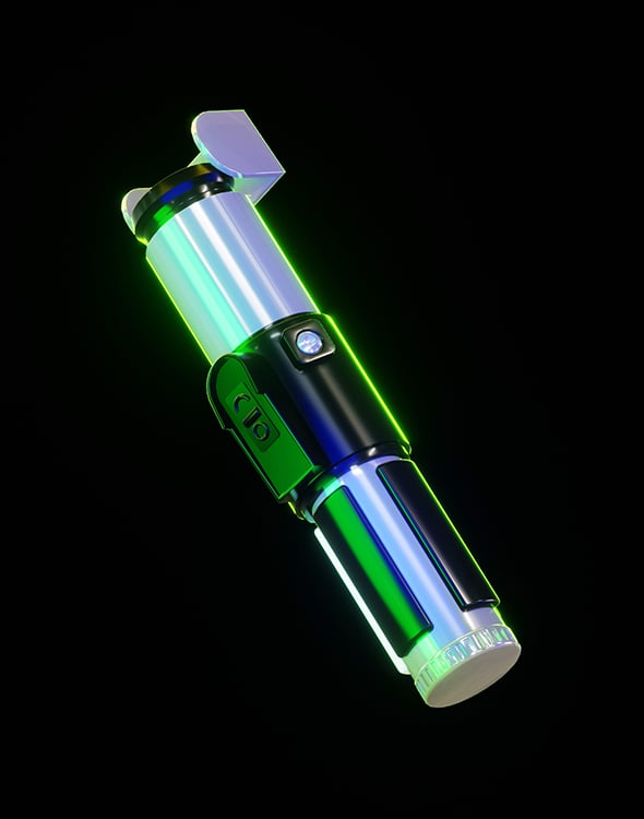Yoda Lightsaber - 3DOcean Item for Sale
